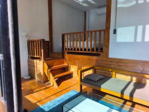 Ένα ή περισσότερα κρεβάτια σε δωμάτιο στο Lakeview01