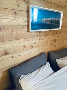Ένα ή περισσότερα κρεβάτια σε δωμάτιο στο les balcons de Serre-Poncon +8 φωτογραφίες