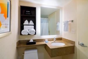 Bilik mandi di Fairfield Inn & Suites by Marriott Paramus