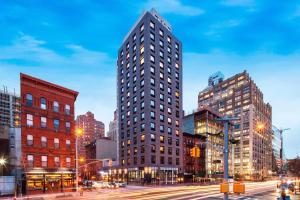 Nespecifikovaný výhled na destinaci New York nebo výhled na město při pohledu z hotelu
