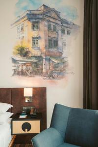 Ein Sitzbereich in der Unterkunft Four Points by Sheraton Kuala Lumpur, Chinatown