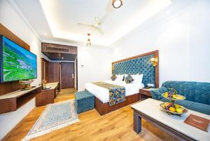 Area soggiorno di Solar Residency, Srinagar
