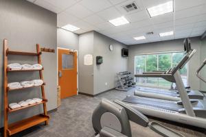 Fitness centrum a/nebo fitness zařízení v ubytování Fairfield Inn & Suites by Marriott Houston Conroe