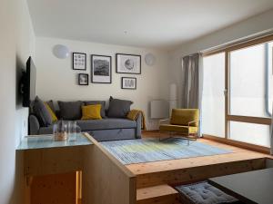 Area soggiorno di Quercus Appartements contactless check-in