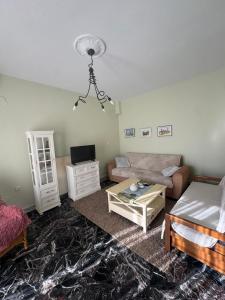 Ένα ή περισσότερα κρεβάτια σε δωμάτιο στο Peaceful house