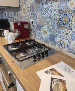 Η κουζίνα ή μικρή κουζίνα στο Casa Vacanze Le 7 Scogliere