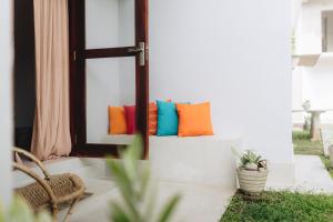 Posezení v ubytování Mellow Hostel Sri Lanka