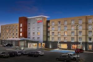 a rendering of a hotel with cars parked in a parking lot at Fairfield Inn & Suites by Marriott St. John's Newfoundland in St. John's