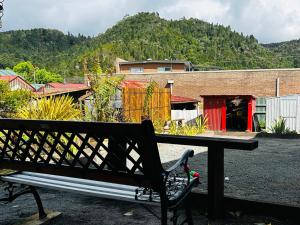 山景或在度假屋看到的山景