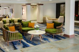 Khu vực ghế ngồi tại Fairfield Inn by Marriott Hazleton