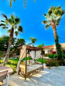 Κήπος έξω από το Villa blanche piscine chauffée