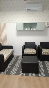Posezení v ubytování Hostel Bretema
