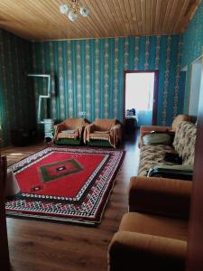 Posezení v ubytování Quba Gechresh guest house