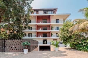 Bygningen som lejligheden ligger i