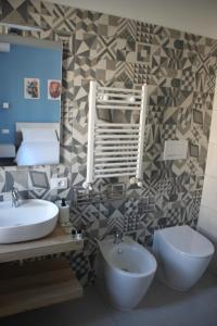 Koupelna v ubytování B&B Il Melograno