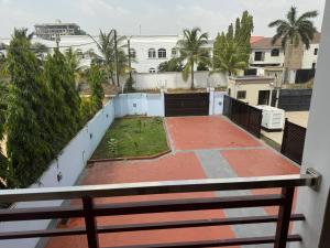 a view from the balcony of a house at B4 Rentals in Accra