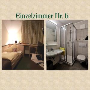 Koupelna v ubytování Pension Garni Appartement Ortner
