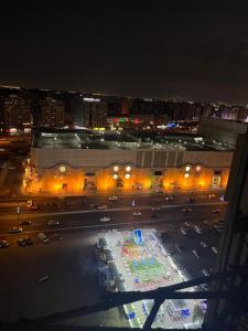 Nespecifikovaný výhled na destinaci Dubaj nebo výhled na město při pohledu z penzionu
