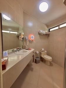 Koupelna v ubytování Hotel Nututun Palenque