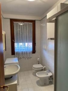 Koupelna v ubytování Room in Tuscany