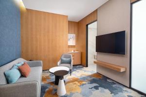 Televisyen dan/atau pusat hiburan di Four Points by Sheraton Shanghai Jiading