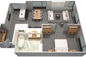 Půdorys ubytování Four Points by Sheraton Sydney, Central Park