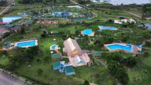 an aerial view of a water park with several pools at La Casa Bubba in Federación