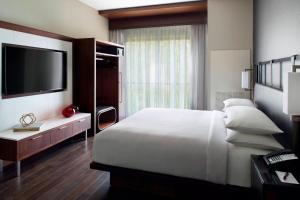 Katil atau katil-katil dalam bilik di Marriott Columbus OSU
