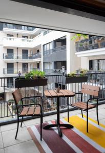 Balkón nebo terasa v ubytování Sérénité totale : appartement ensoleillé