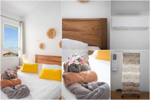Una cama o camas en una habitación de Sublime Villa Piscine - Trésor de la Baie