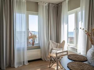 Postel nebo postele na pokoji v ubytování 4 person Studio in Sölvesborg