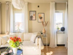 Un lugar para sentarse en 4 person Studio in Sölvesborg