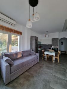 Χώρος καθιστικού στο Barewake's Place 1 Spacious Cycladic and Seaside View South Paros
