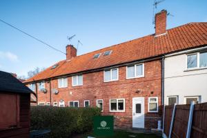 Bygningen som feriehuset ligger i