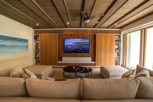 Χώρος καθιστικού στο House with cenote and caves in Puerto Aventuras