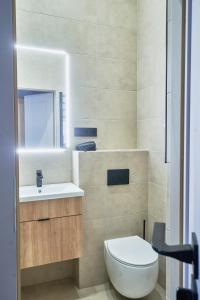 Kúpeľňa v ubytovaní NAVI Residence Erzsebet