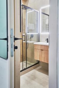 Kúpeľňa v ubytovaní NAVI Residence Erzsebet