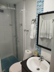 Koupelna v ubytování Apartamento en Belén