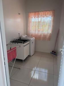 Kuchyň nebo kuchyňský kout v ubytování Casa na praia de Zimbros