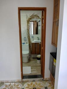 Koupelna v ubytování Hotel Bahia Del Faro + 37 fotografií