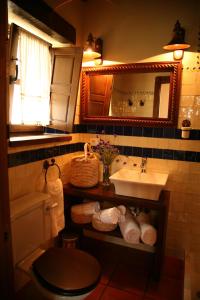 A bathroom at Posada Sel de Breno