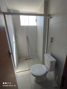 Ένα μπάνιο στο Apartamento Mont Blanc com piscinas quentes