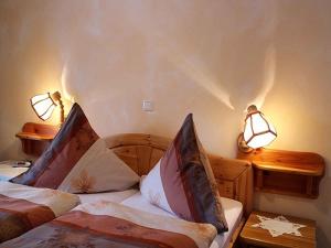 Llit o llits en una habitació de Landhaus Panoramablick