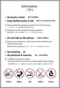 Certifikát, hodnocení, plakát nebo jiný dokument vystavený v ubytování Shizuya KYOTO