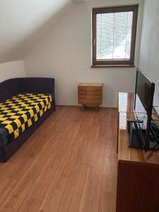 TV a/nebo společenská místnost v ubytování Apartmán pod kopcom