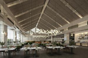 海南琼中福朋喜来登酒店餐厅或其他用餐的地方