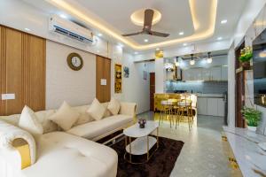 Kuchyň nebo kuchyňský kout v ubytování Golden Nest