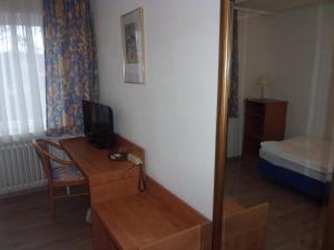 Postel nebo postele na pokoji v ubytování Hotel Fährhaus