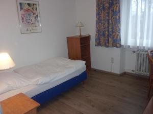 Postel nebo postele na pokoji v ubytování Hotel Fährhaus