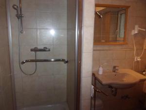 Koupelna v ubytování Hotel Fährhaus